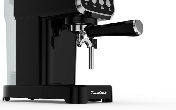 English Elm 20bar Slim Espresso Machine with Steam Wand Cup Warmer and 43oz Detachable Tank W1002P414529