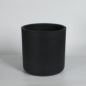 English Elm Round Concrete Style Planter Duo Handcrafted Magnesium Oxide Pots for Patio Garden W347P449315