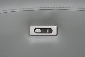 English Elm Contemporary Power Recliner with Plush High-Density Foam, Soft Track Arms, Hardwood Frame, Oversized Seat Gray 31 L x 36 W x 27 H B2741P395247