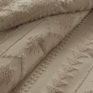 English Elm 2 Piece Chenille Tufted Jacquard Comforter Set Heavyweight Southwestern Boho Bedding B035P319508