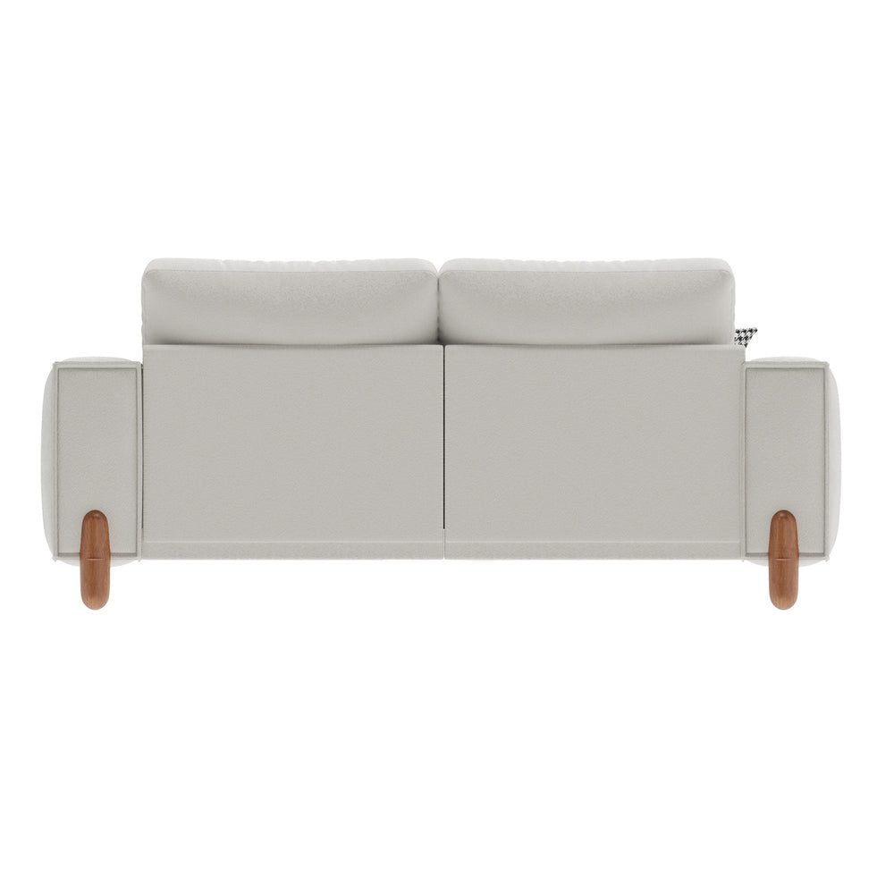English Elm Couches Cloud-Like Chenille Loveseat 65" Compact Tufted Sofa 24" Deep Seat 900lb Sturdy Frame W2656P171901