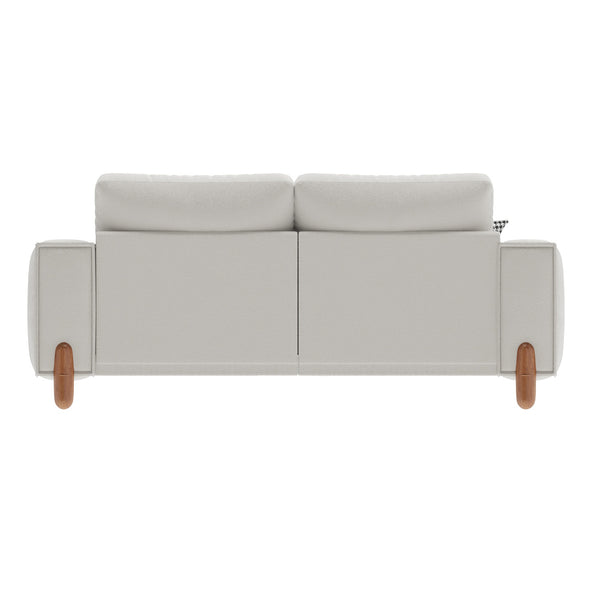 English Elm Couches Cloud-Like Chenille Loveseat 65" Compact Tufted Sofa 24" Deep Seat 900lb Sturdy Frame W2656P171901