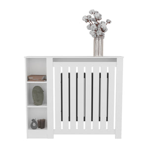 English Elm Natural Oak Two-tone Radiator Cover with Concealed Storage for Modern Interiors B062P357534