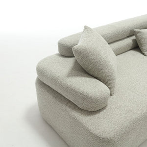 English Elm Modern Foam-Filled Sleeper Sofa Bed For Living Room & Bedroom, Stylish Boucle Design, 3 Colors W2705S00008-GIGA