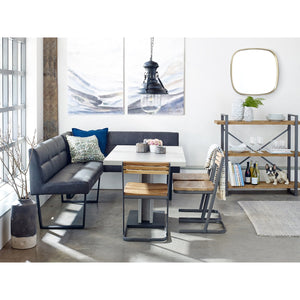 English Elm Hanlon Concrete Finish Rectangular Dining Table Seats Four Urban Loft Modern B2769S00001