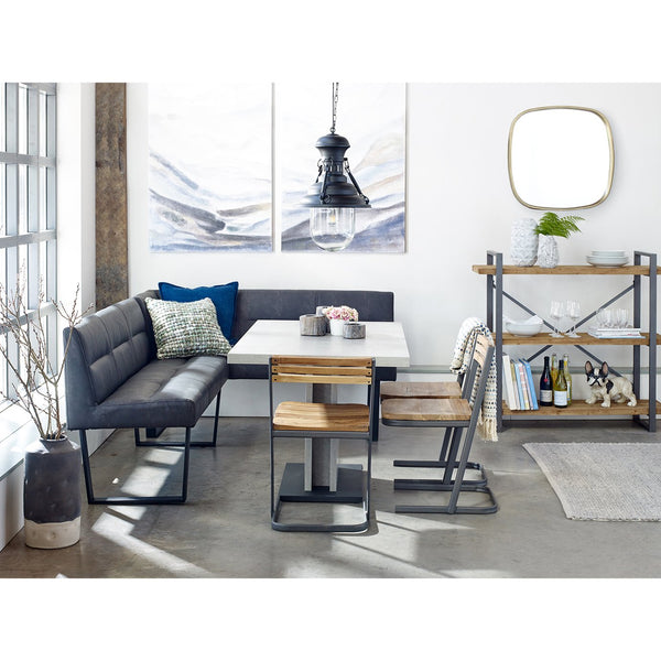 English Elm Hanlon Concrete Finish Rectangular Dining Table Seats Four Urban Loft Modern B2769S00001