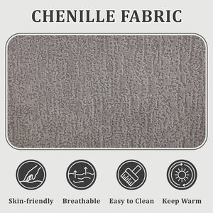 English Elm Compression Sectional Couch with Corduroy Upholstery, Deep-Seated Modular L-Shaped Sleeper Sofa, No-Assembly Comfort and Stability LIGHT GREY W1249S00007