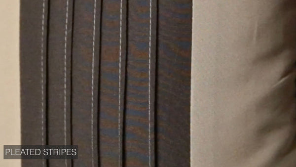 English Elm Lexia 7-Piece Queen Comforter Set - Rich Brown Jacquard, Embroidered Pillows, Modern Masculine Design B340P341965