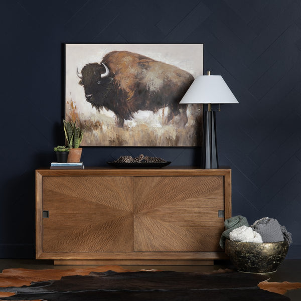 Crestview Collection Bolting Bison Wall Decor - Stunning Crestview Art Piece From China To Elevate Your Home Aesthetic   Cvtop3404