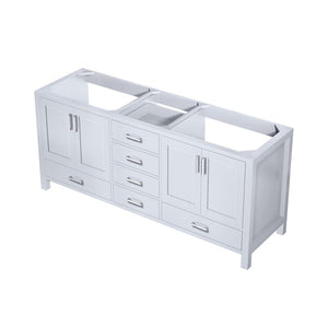 English Elm White Double Bath Vanity With Soft-Close Drawers, 72" Wide, Perfect For Family Bathrooms & Storage B2731P258899-GIGA