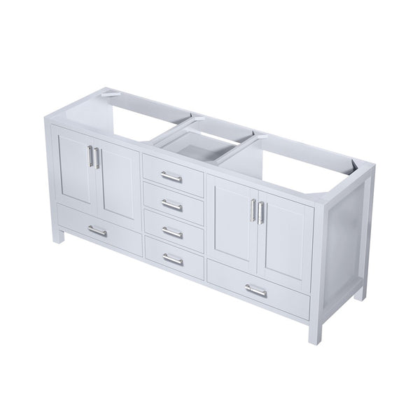 English Elm White Double Bath Vanity With Soft-Close Drawers, 72" Wide, Perfect For Family Bathrooms & Storage B2731P258899-GIGA