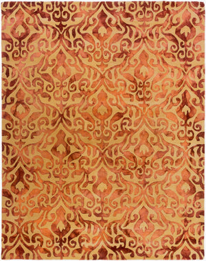 Surya Belladonna 8' X 10' Handmade Wool Rug - Rustic Charm, Cozy Vibes & Affordable Luxury For Your Home Camel Wool Bda3002-810