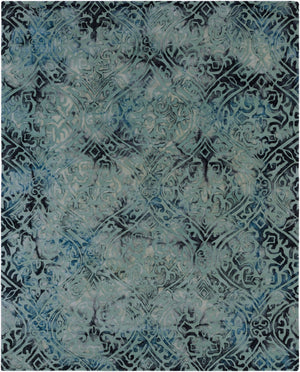 Surya Belladonna 8' X 10' Handmade Wool Rug - Rustic Charm, Cozy Vibes & Affordable Luxury For Your Home Deep Teal Wool Bda3007-913