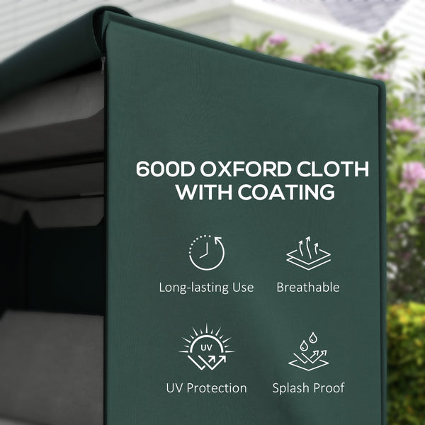English Elm Outdoor Oxford Fabric Patio Swing Chair Cover with Uv Protection and Zippered Access T3971P386605