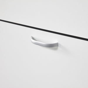 English Elm Shoe Storage Cabinet Slim 3 Flip Drawers + 1 Drawer, Holds 12-15 Pairs, Durable MDF & Metal Frame, Alabaster090 W2948P245239