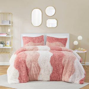 English Elm 3 Piece Jacquard Duvet Cover Set Pompom Texture Brushed Reverse Bedroom Bedding B035P319872