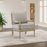 OSP Home Furnishings Fletcher Spindle Chair Fog