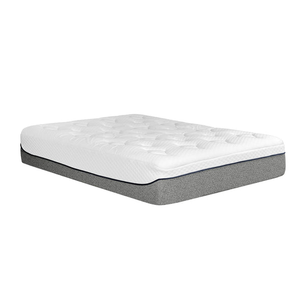 English Elm Ultra 13in Plush Gel Memory Foam Mattress Full Size - 3" Gel Layer, 13" Comfort, Motion Isolating Cover Grey+White 78 L x 17 W x 17 H B011P199719