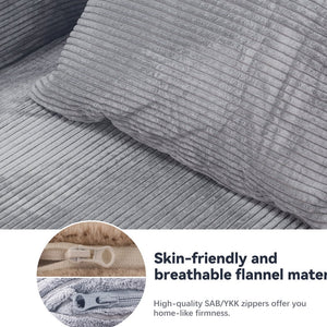 English Elm Floor Corduroy Convertible Couch Bed with Pillow Back & Armrests, CertiPUR-US Foam, Machine-Washable Cover W3341P329069