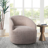 Bonn Transitional Upholstered 360 Degree Swivel Chair