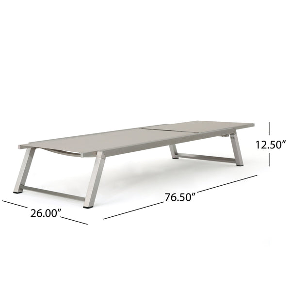 English Elm Christopher Knight Home® - Myers Chaise Lounges Set - Stylish Outdoor Seating With Adjustable Backrests & Durable Mesh Design 61407.00ECRMP2