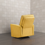 English Elm Ashcroft Furniture - Asheville Dark Yellow Suede Recliner Chair