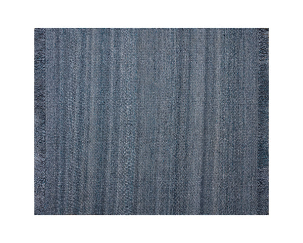 Sunpan Lindau Hand-Woven Rug - Sustainable Teal Beauty Crafted from Recycled PET Yarn by Skilled Artisans 8' X 10'