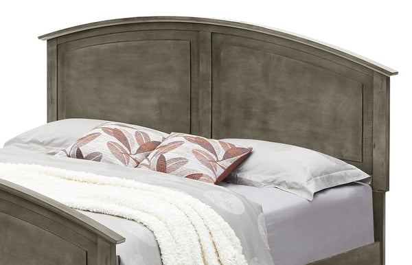 English Elm Versatile Full Bed in Gray - Durable Particleboard, Functional Casual Design, 50"H x 62"W x 77"D Comfort Assembly Required B078S00411