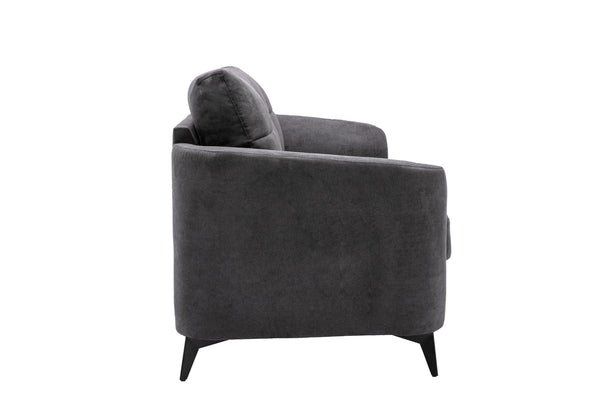 English Elm Carlotta Tufted Woven Fabric Sofa and Loveseat Set with Pocket Coil Support B2749S00145