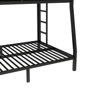 English Elm Metal Full Xl Over Queen Bunk Bed – Heavy-Duty, Space-Saving, Noise-Reducing Comfort For All Ages W1580S00238