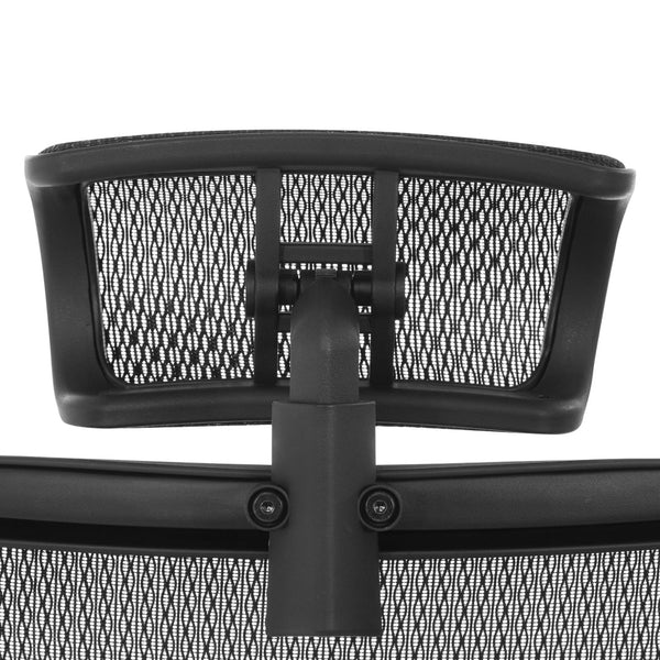 OSP Home Furnishings Optional Breathable Mesh Headrest for Space Seating 818 Ergonomic Neck Support Add-on HRX818