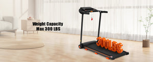 English Elm Treadmills Folding Home Fitness Machine 2.5hp Motor Shock Absorbing Belt Bluetooth Speaker N728P266573A