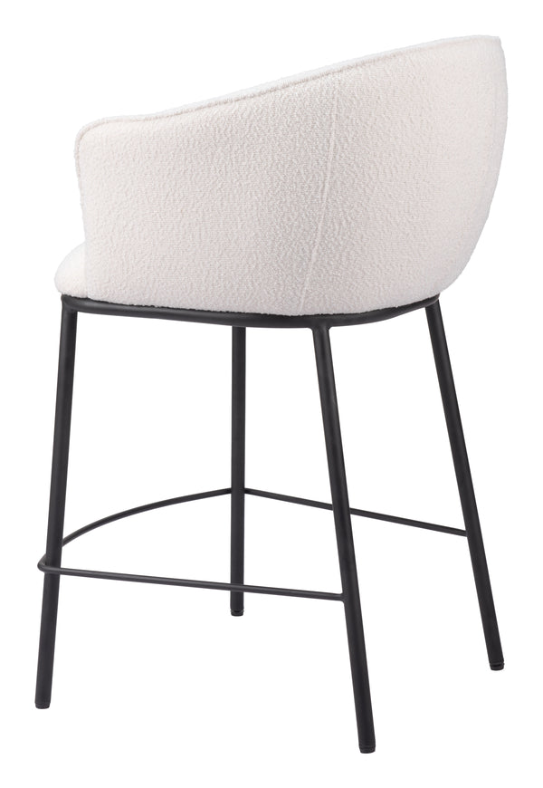 Essen Counter Stool Ivory 109807 Zuo Modern