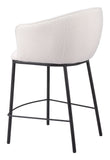 Essen Counter Stool Ivory 109807 Zuo Modern