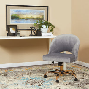 OSP Home Furnishings Lula Office Chair Moonlit