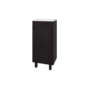 English Elm Wengue Bathroom Vanity With Integrated Sink – Compact, Stylish Design For Small Spaces & Modern Decor B062P303925-GIGA