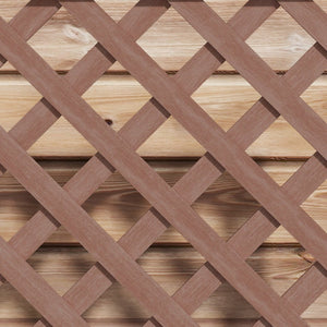 English Elm Outsunny Raised Garden Bed With Trellis Lattice - Freestanding Planter For Climbing Plants & Vines W2225P217234-GIGA