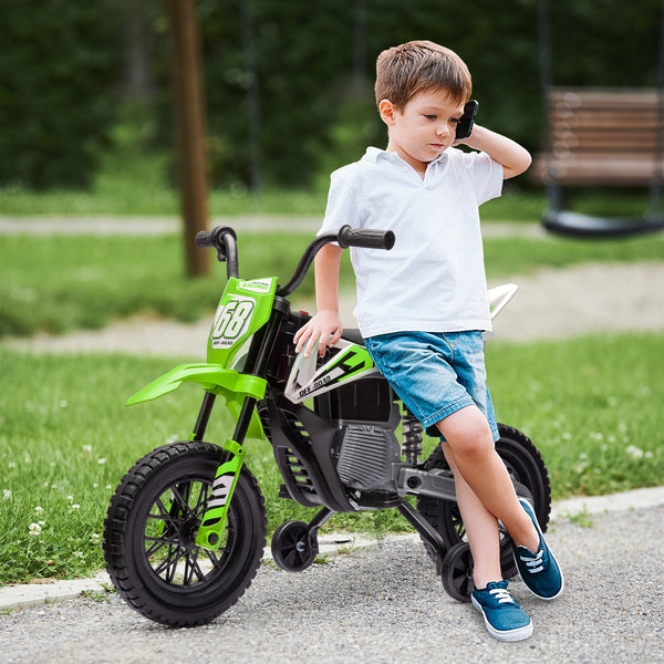 English Elm Qaba Vespa Licensed Retro Ride on Electric Motorbike for Toddlers with Fm Radio W2225P229728