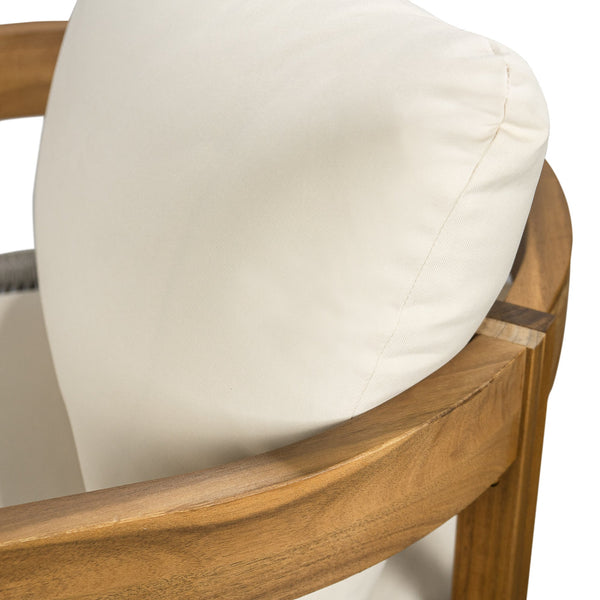 English Elm Christopher Knight Home® - Porto 4-Piece Outdoor Chat Set - Stylish Beige Cushions, Durable Weather-Resistant Design, Comfortable! N773P218420B_N773P218421B2