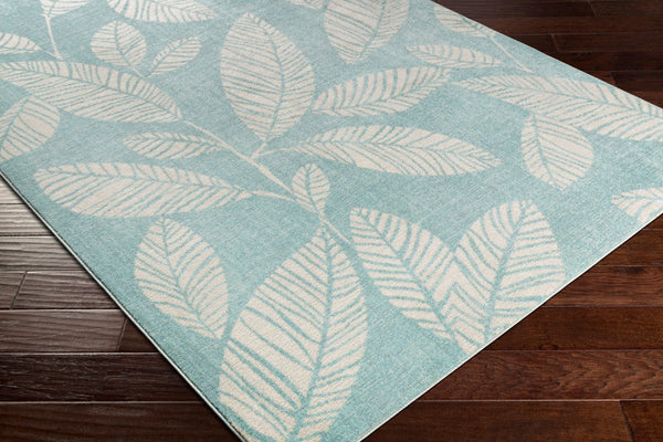 Livabliss Bodrum Tropical Coastal Polypropylene Area Rug Low Pile Indoor Outdoor Living Room BDM2323-81012