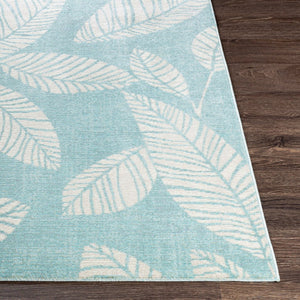 Livabliss Bodrum Tropical Coastal Polypropylene Area Rug Low Pile Indoor Outdoor Living Room BDM2323-81012
