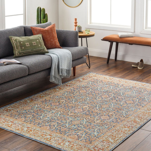 Livabliss Bodrum Traditional Medallion Polypropylene Area Rug Turkey Woven Low Pile Indoor BDM2348-81012