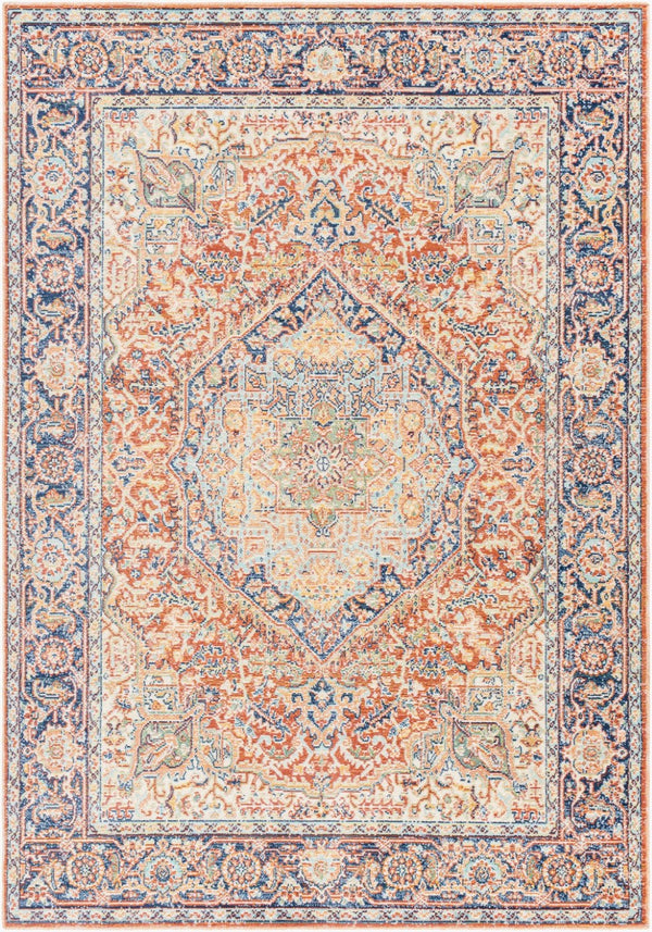 Livabliss Bodrum Turkish Polypropylene Area Rug Low Pile Indoor Outdoor Patio Living Room BDM2350-81012