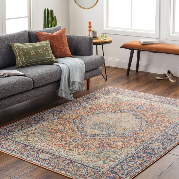 Livabliss Bodrum Turkish Polypropylene Area Rug Low Pile Indoor Outdoor Patio Living Room BDM2350-81012