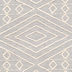 Surya Bedouin 2' X 3' Handmade Wool-cotton Rug – Unique Global Flair, Durable No-pile Design, Fringe Accent Slate Cotton,Wool Bdo2301-69