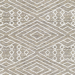 Surya Bedouin 2' X 3' Handmade Wool-cotton Rug – Unique Global Flair, Durable No-pile Design, Fringe Accent Medium Gray Cotton,Wool Bdo2306-35
