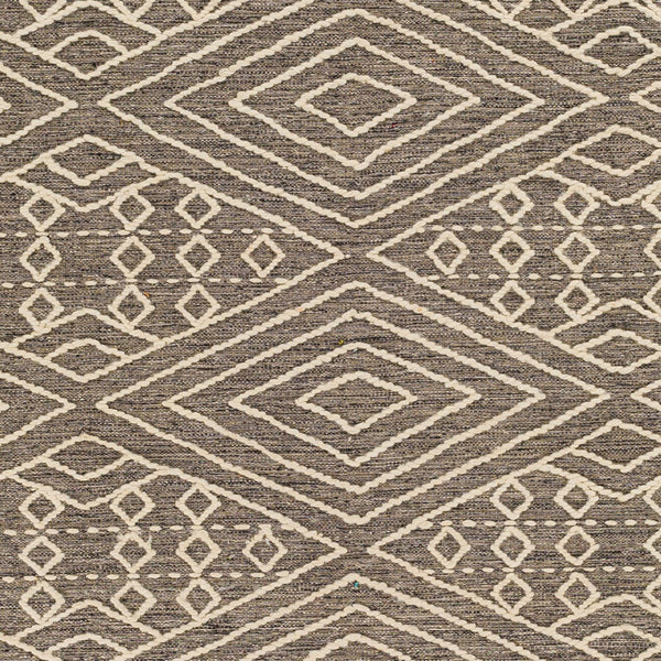 Surya Bedouin 2' X 3' Handmade Wool-cotton Rug – Unique Global Flair, Durable No-pile Design, Fringe Accent Taupe Cotton,Wool Bdo2308-23