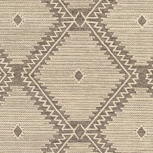 Surya Bedouin 2' X 3' Handmade Wool-cotton Rug – Unique Global Flair, Durable No-pile Design, Fringe Accent Medium Gray Cotton,Wool Bdo2310-23