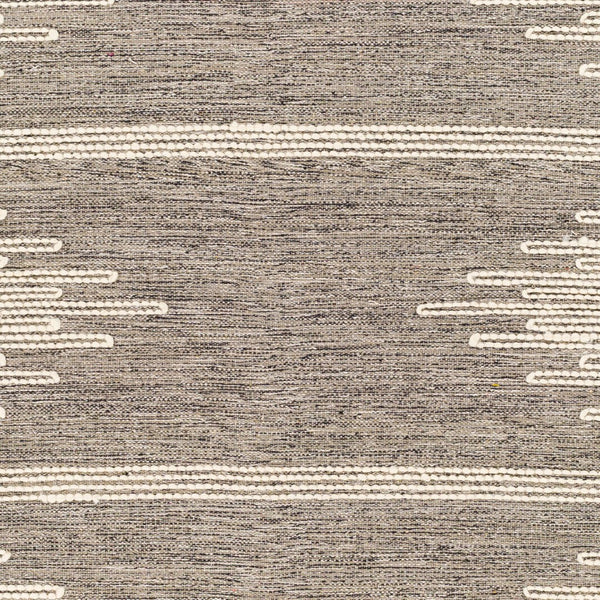 Surya Bedouin 2' X 3' Handmade Wool-cotton Rug – Unique Global Flair, Durable No-pile Design, Fringe Accent Medium Gray Cotton,Wool Bdo2321-23