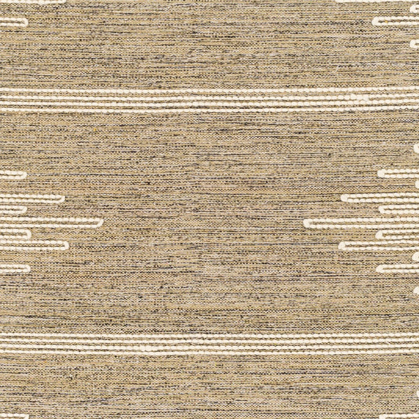 Surya Bedouin 2' X 3' Handmade Wool-cotton Rug – Unique Global Flair, Durable No-pile Design, Fringe Accent Taupe Cotton,Wool Bdo2322-35
